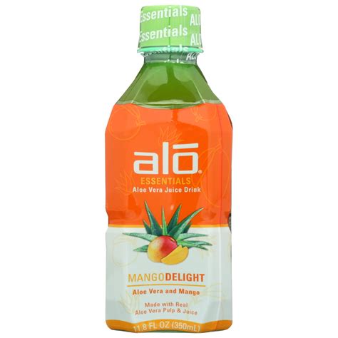 ALO Essentials Aloe Vera Juice Drink, Mango Delight, 11.8 oz - Walmart.com - Walmart.com