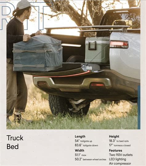 rivian-r1t-truck-bed-dimensions - TESLARATI