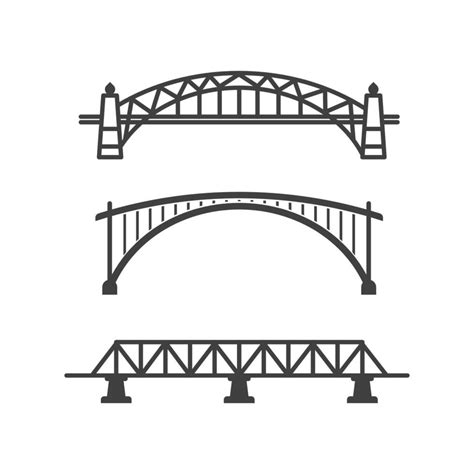 Bridge vector icon illustration 3217324 Vector Art at Vecteezy