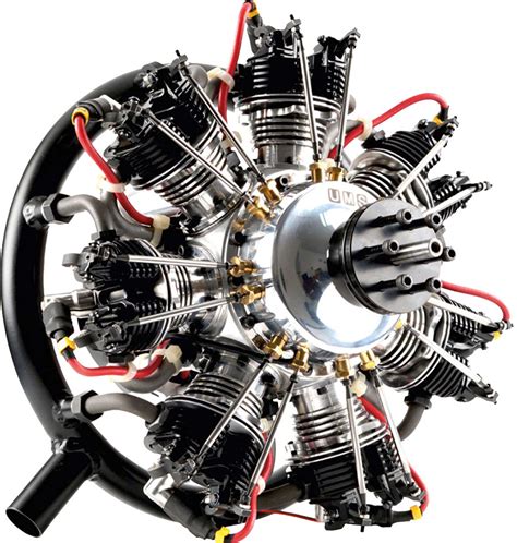 UMS RADIAL ENGINE 7 CYLINDER 160CC PETROL ENGINE - buy now - at ...