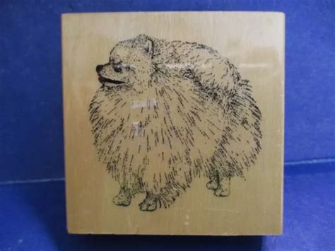 POMERANIAN DOG STAMP Gallery Rubber Stamp Wood Mtd $8.95 - PicClick