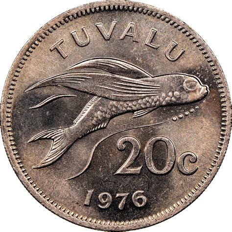 Tuvalu 20 Cents KM 5 Prices & Values | NGC