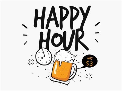 Happy Hour , Free Transparent Clipart - ClipartKey