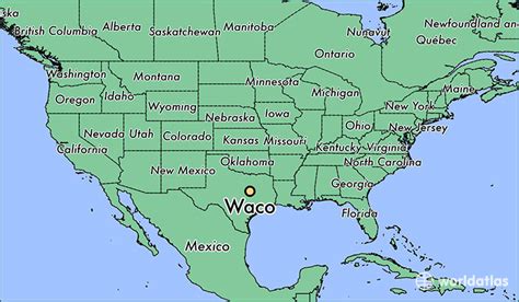 Where is Waco, TX? / Waco, Texas Map - WorldAtlas.com