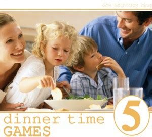 Dinner Games at the Table {Family Games}