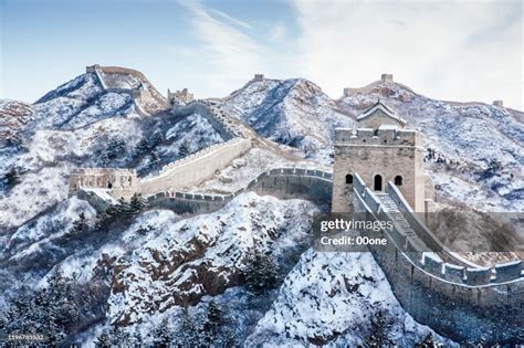 Snow On The Great Wall High-Res Stock Photo - Getty Images