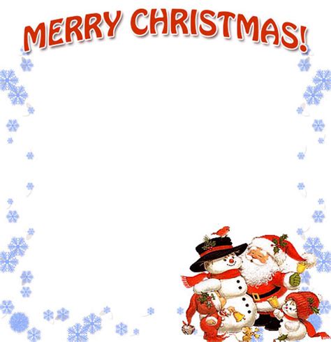 Free Christmas Border Clipart - Frames - Borders