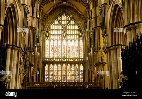 Interior of Beverley Minster, East Yorkshire Stock Photo - Alamy