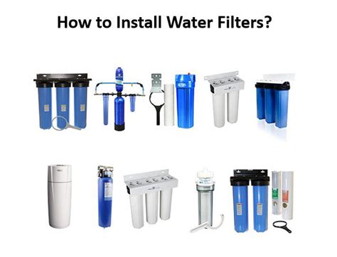 How to Install Water Filters? - Intec America Corporation