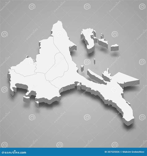 Calabarzon Region Map Vector | CartoonDealer.com #137652986