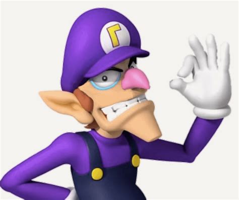 Waluigi doesnt look that bad without a mustache : Mario