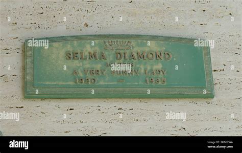 Los Angeles, California, USA 12th May 2023 Actress Selma Diamond Grave in Courts of the Book at ...