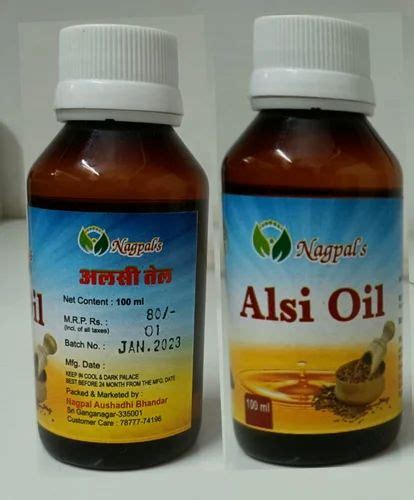 Alsi Oil Flax Seed Oil at Rs 80/piece | Flax Oil in Sri Ganganagar | ID ...