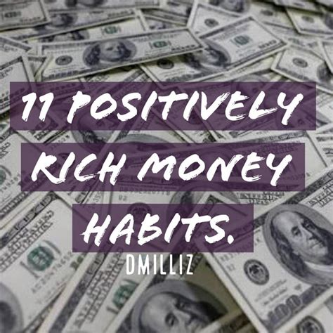 11 Positively Rich Money Habits — Steemit