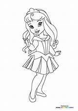 Disney Princess Coloring Pages Aurora sketch template