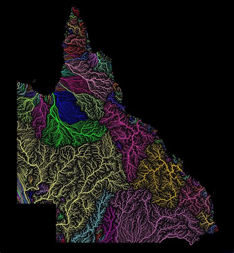 Queensland River Basins : r/AussieMaps