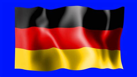 Germany Waving Flag - Green Screen Animation - YouTube