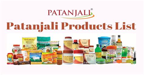 Updated Patanjali Products List with price 2023