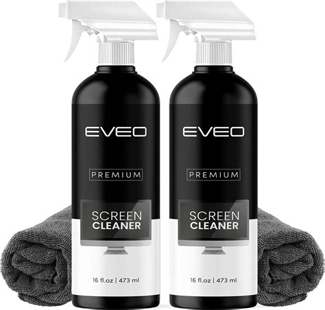 Screen Cleaner Spray (16oz x 2 Pack) - Large Screen Cleaner Bottle - TV Screen Cleaner, Computer ...