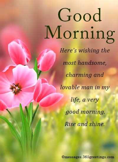 Good morning messages for him - 365greetings.com