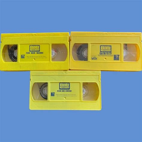 3 BOB THE Builder VHS Tapes No Covers $10.99 - PicClick