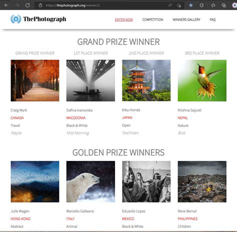 3rd Annual Photography Awards | Photo Contest Insider