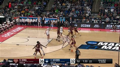 Uconn Huskies, Uconn vs. Iona Gaels: 1st Half Highlights | NCAA.com