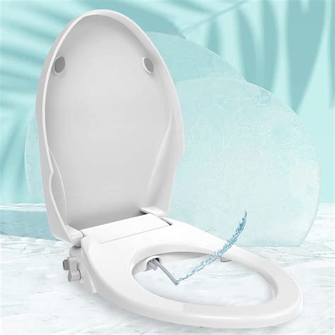 ADVWIN Bidet Toilet Seat, Non-Electric Toilet Seat with Rear and ...