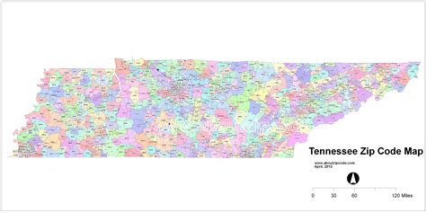 Middle Tennessee Zip Code Map | map of interstate