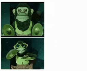 Gif Template | Toy Story 3 Cymbal Monkey | Know Your Meme