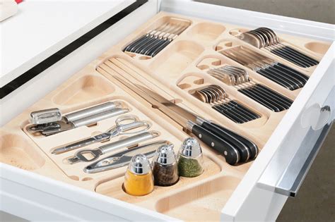 Essetre Kitchen Drawer Inserts - Modern - Cabinet & Drawer Organisers ...