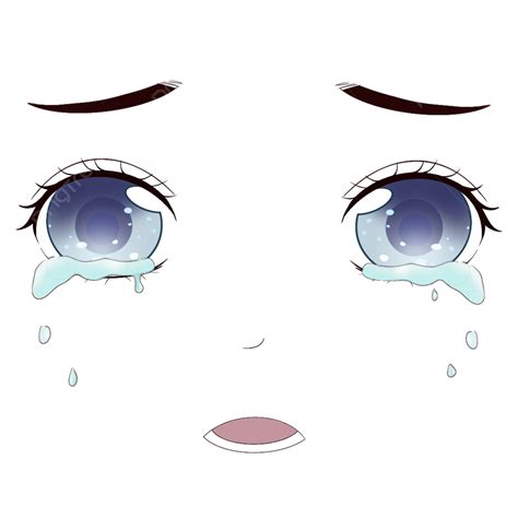 Tear Eyes Hd Transparent, Anime Eyes With Tears, Shed Tears, Tears ...