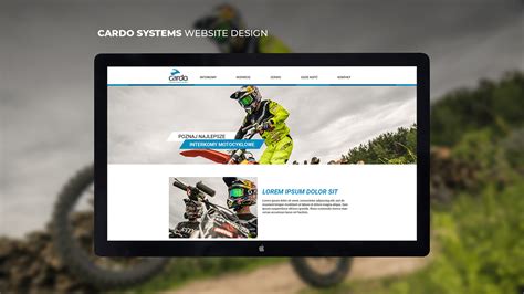 Website redesign - Cardo Systems Poland on Behance