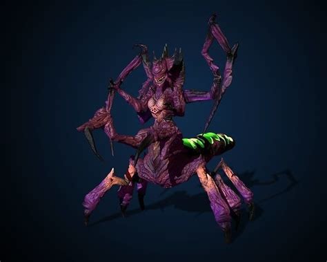 Zerg Queen 3D model 3D printable | CGTrader