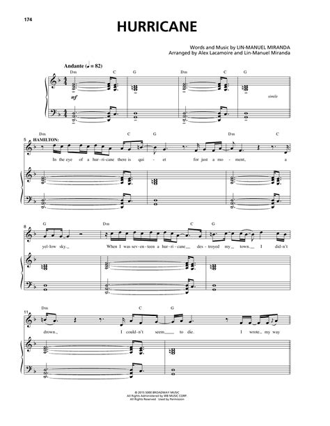 Hurricane | Sheet Music Direct