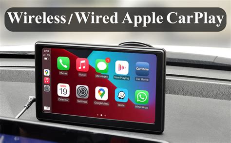 Amazon.com: IYING 7 Inch Touch Screen Wireless CarPlay & Android Auto Portable Car Player GPS ...