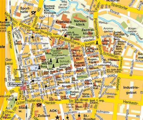 Erlangen Map - Germany