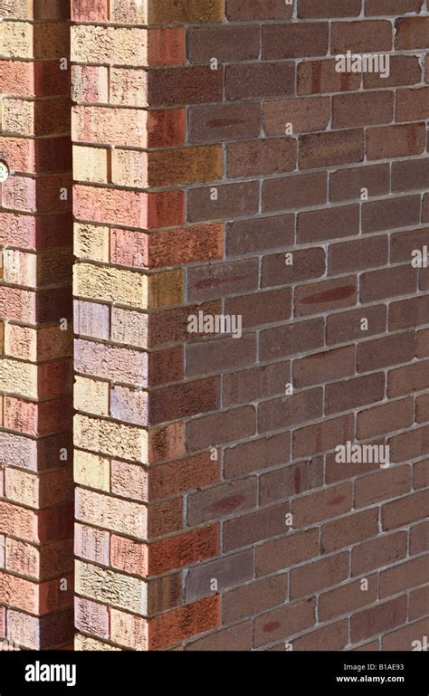 Corner Of Brick Wall Stock Photo - Alamy