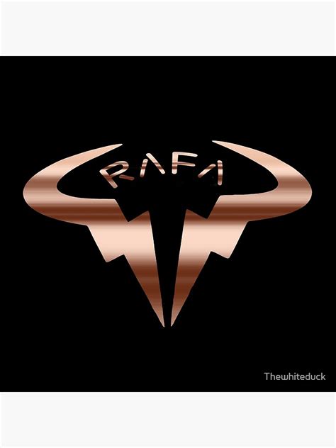 "rafael nadal logo" Poster for Sale by Thewhiteduck | Redbubble