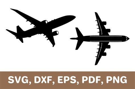 Airplane svg cut file, plane clipart | Creative Market