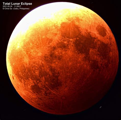 May 26, 2021 Total Lunar Eclipse Photo Gallery – Astronomical League of ...