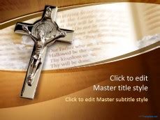 Free Crucifix PPT Templates - PPT Template