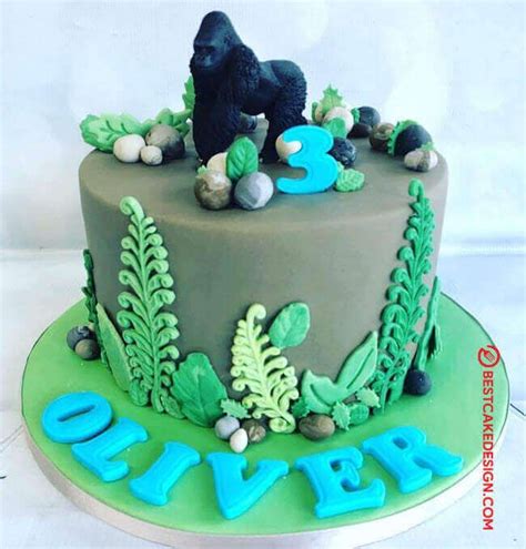 King Kong, Cake Designs Images, Cool Cake Designs, Zoo Birthday Cake ...