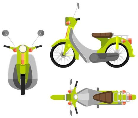 Motorcycle Top View Vector Art, Icons, and Graphics for Free Download