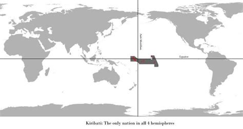 Kiribati is the only country in all 4 hemispheres of the world. Read more facts: https://t.co ...