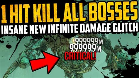 Borderlands 3: NEW UNLIMITED DAMAGE GLITCH - 1 HIT KILL ALL BOSSES - SOLO RAID EASY - MUST SEE ...