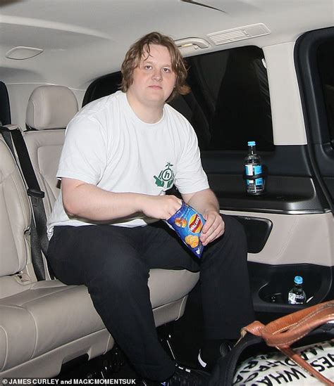 Lewis Capaldi tucks into a packet of crisps as he departs the BAFTA Television Awards | Daily ...