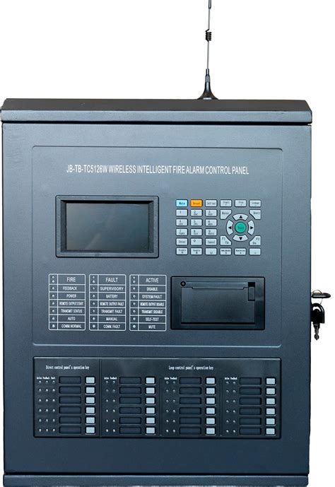 Intelligent Wireless Fire Alarm Panel Control Panel - China Networked and Two-Wire