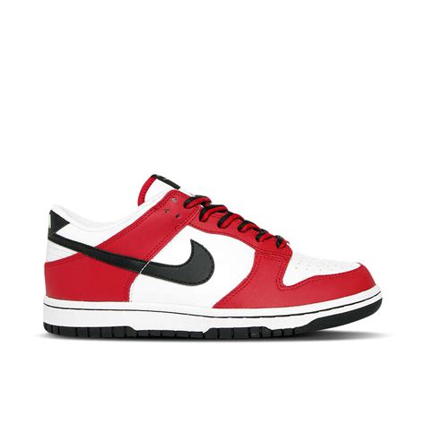 Nike Dunk Low Red White Black GS | 304874-105 | Laced