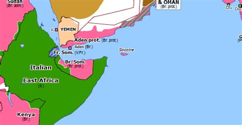 Italian Conquest of British Somaliland | Historical Atlas of Southern ...